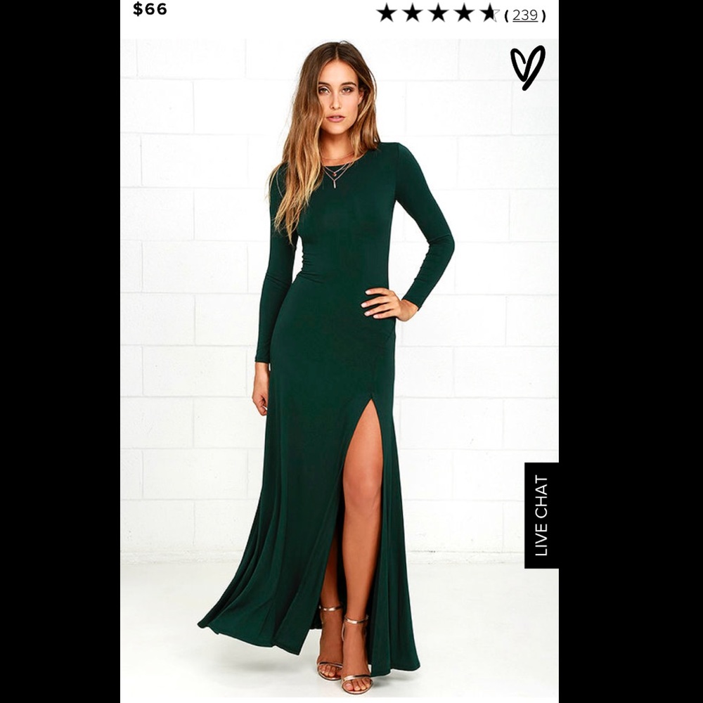 Green Lulu’s dress